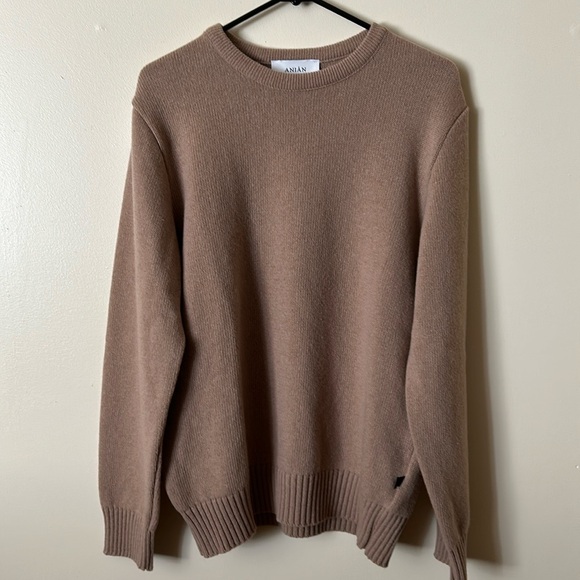 Anián Cashmino Crewneck in Quartz - Picture 1 of 11